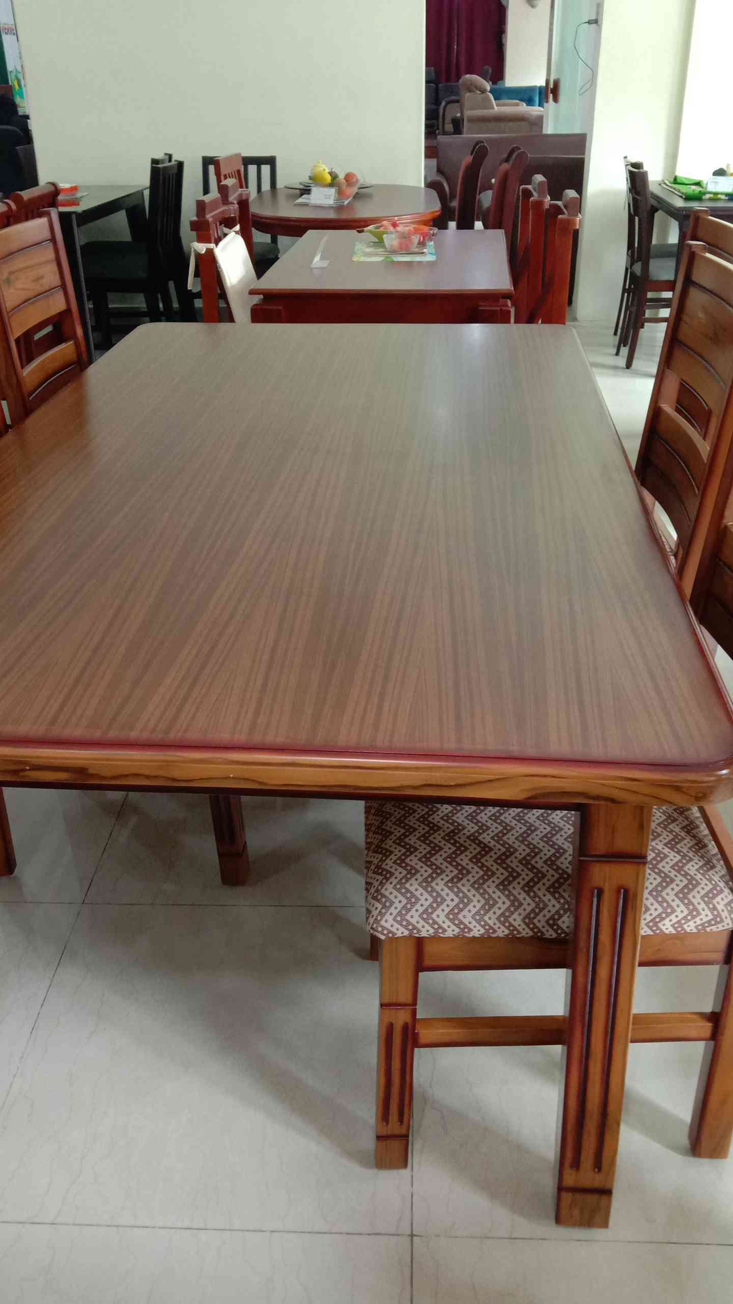 SQR Teakwood Dining Table Wooden Dining Table JFA.IN