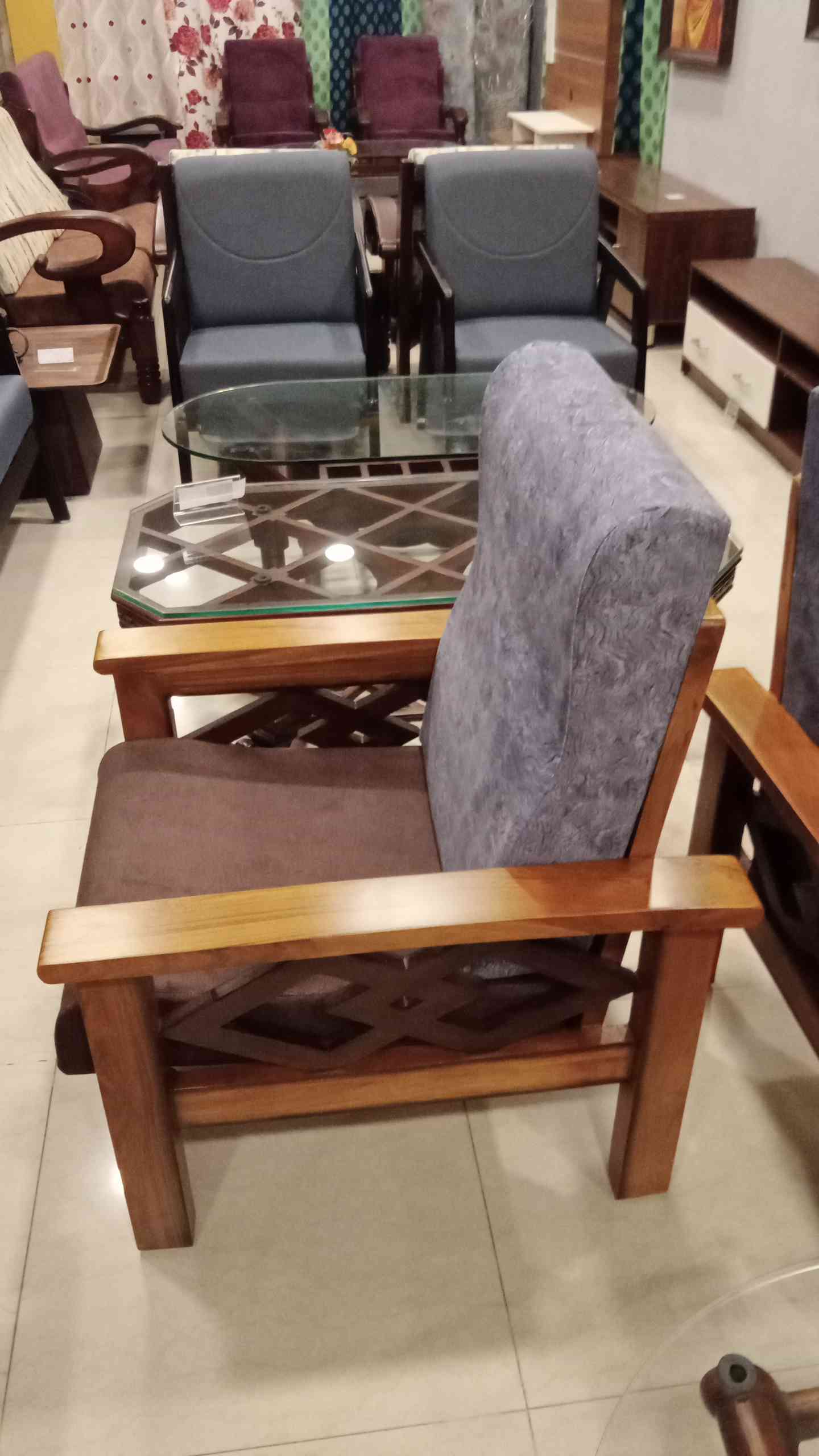 Jahangir Sofa Set Wooden Sofa in Chennai JFA Furniture