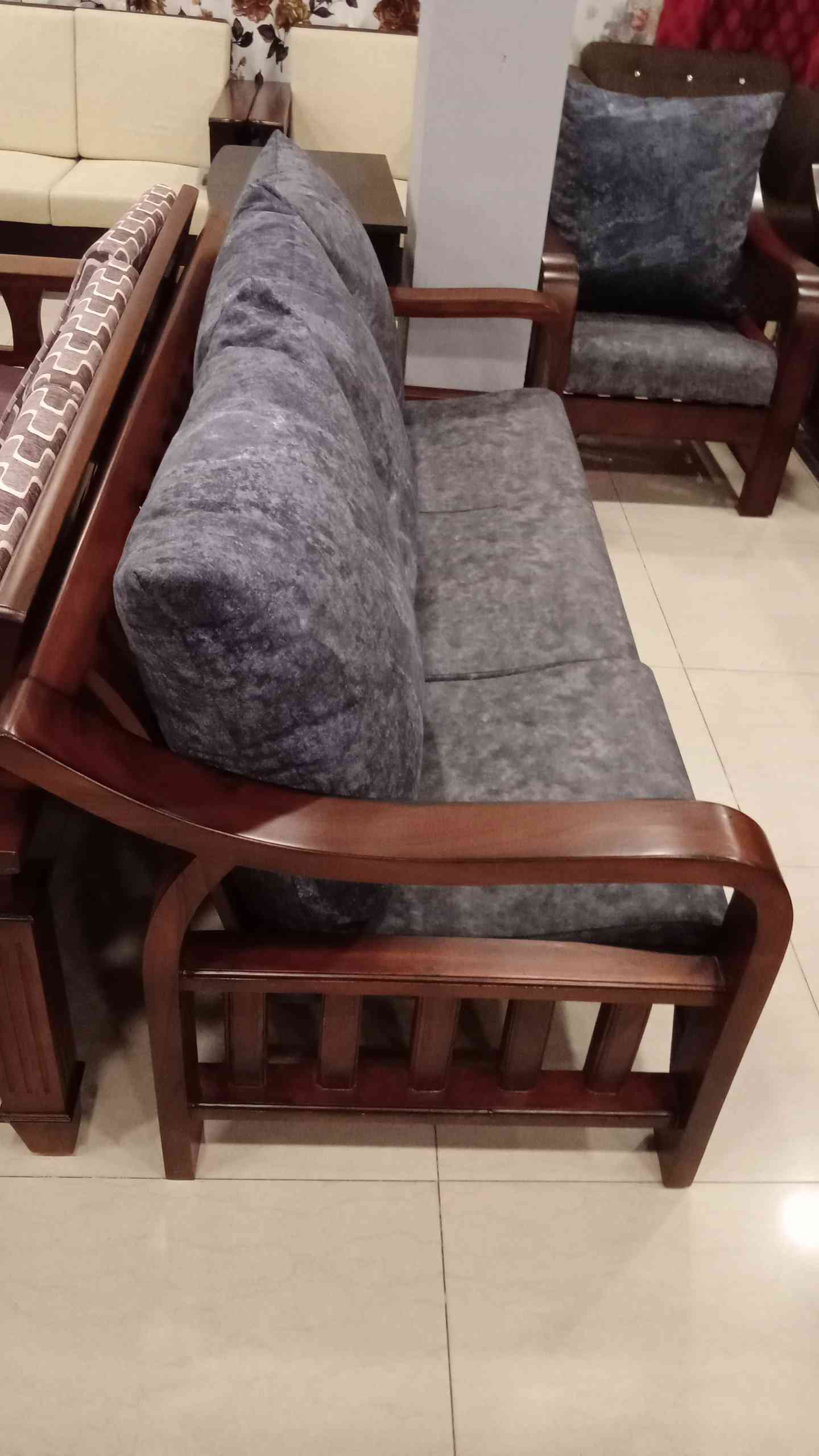 Babar Sofa Set Wooden Sofa in Chennai JFA.IN