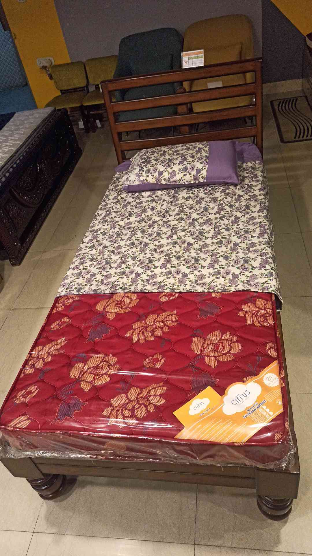 BD01 Solid Teak wood cot Buy Cot Online JFA Furniture