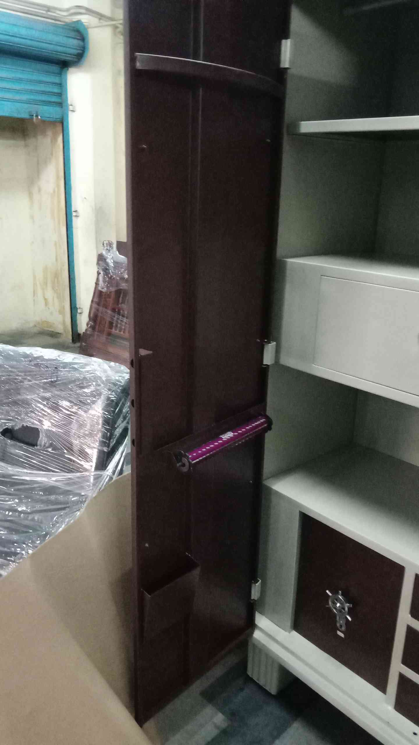 ASI SC-02 Steel Cupboard With Locker+Safe Model+3 Drawer+Hanger+Mirror ...