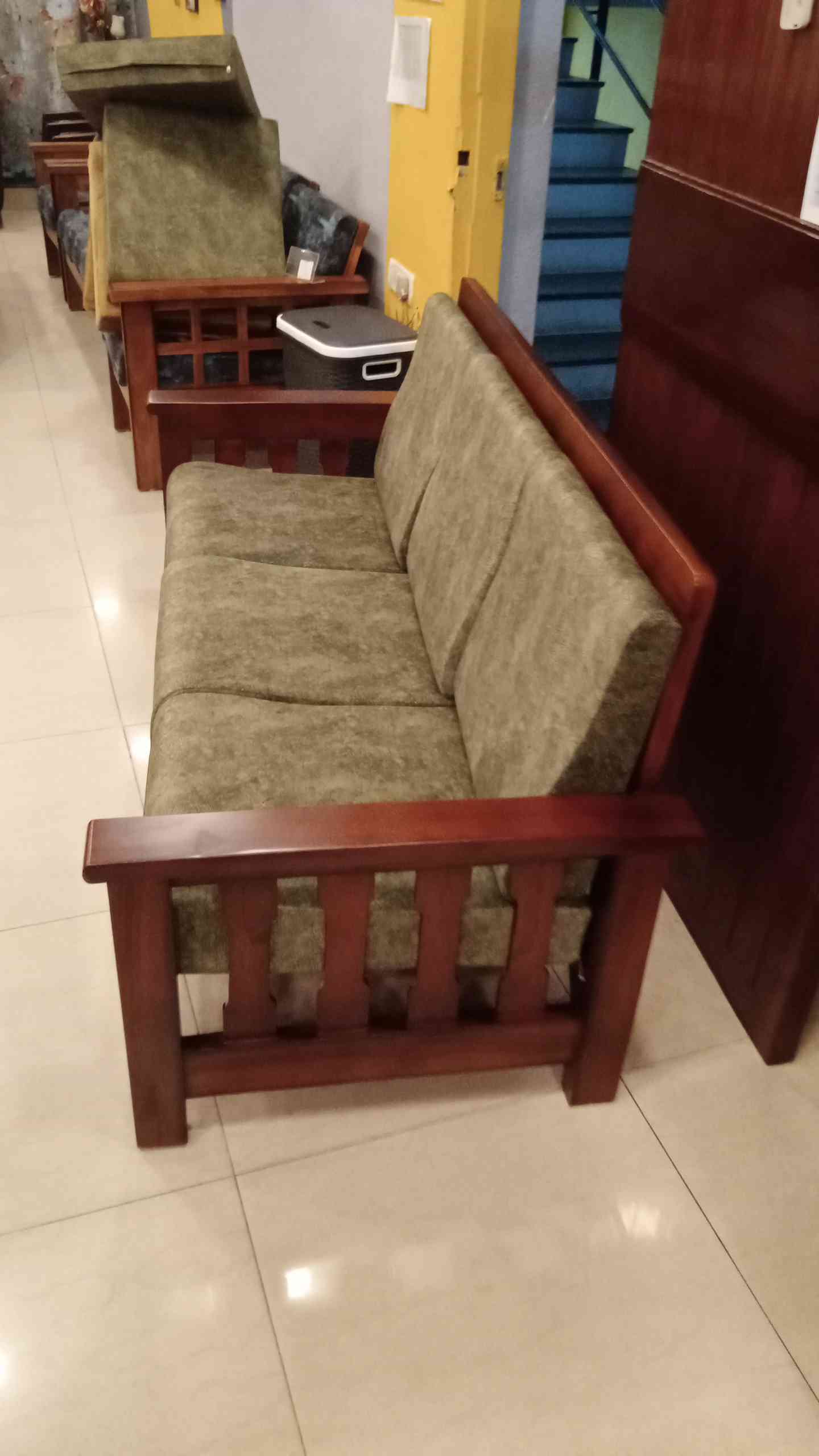 Akbar Sofa Set Wooden Sofa in Chennai JFA.IN
