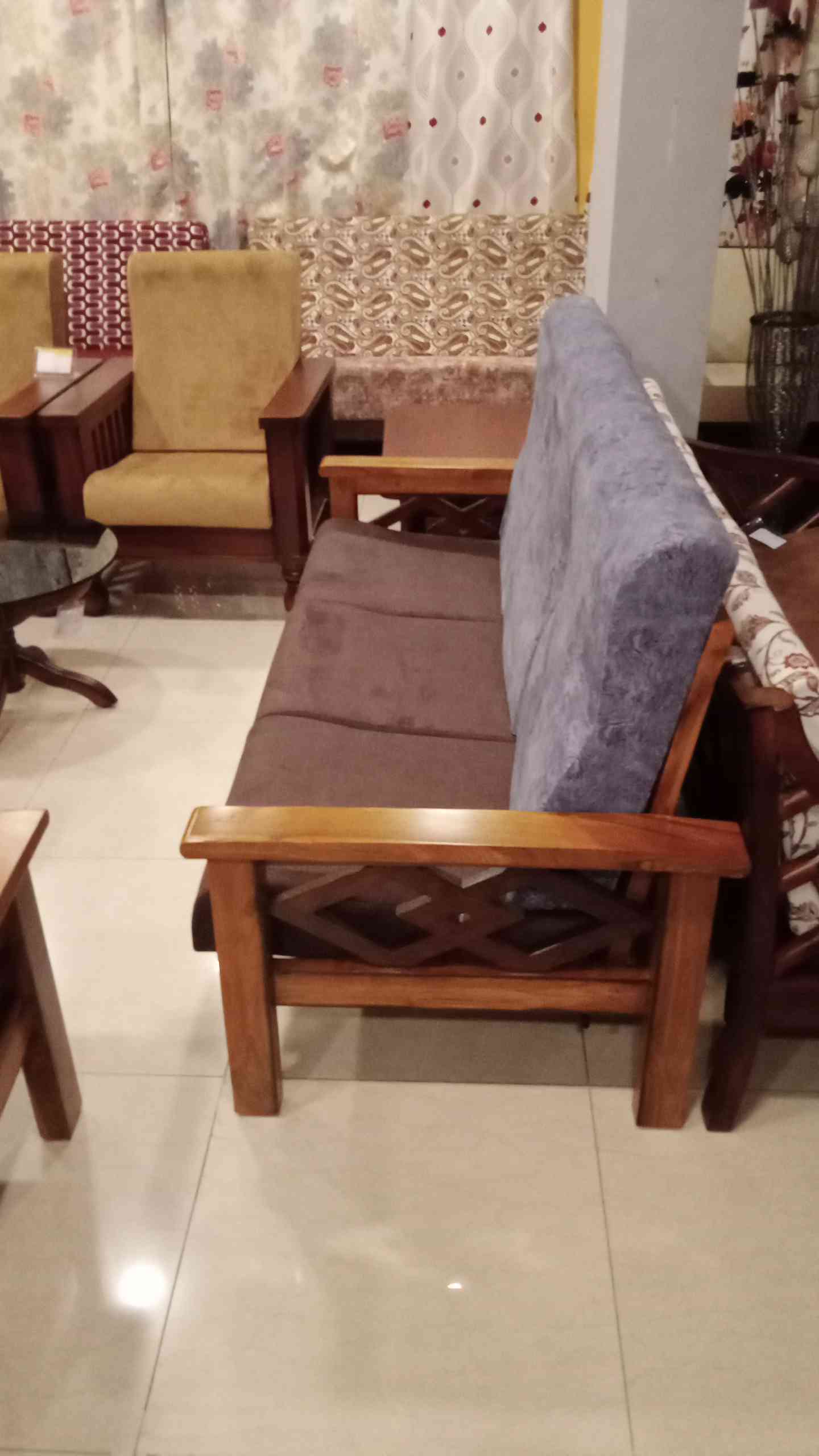 Jahangir Sofa Set Wooden Sofa in Chennai JFA Furniture