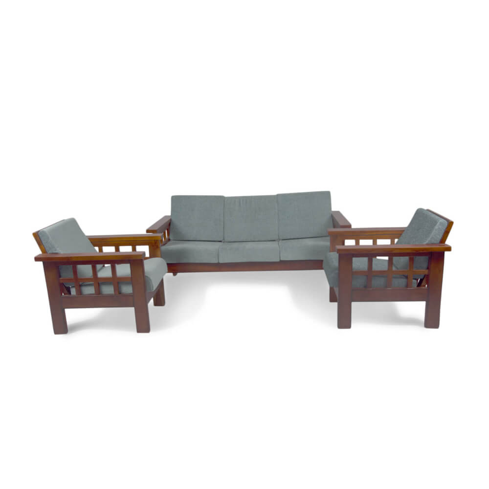 Kattam Sofa Set With Cushion Wooden Sofa in Chennai JFA.IN