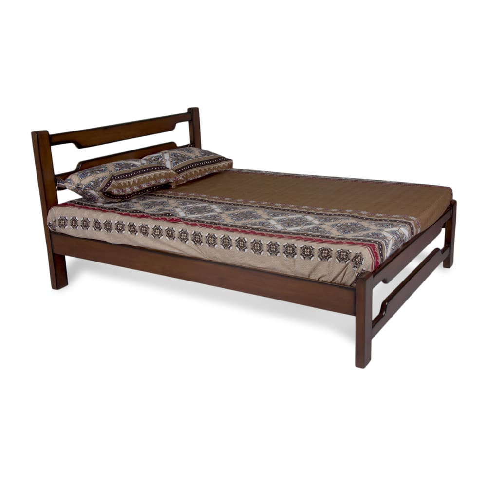 BD09 Teak wood with ply cot Bed in Chennai JFA Furniture