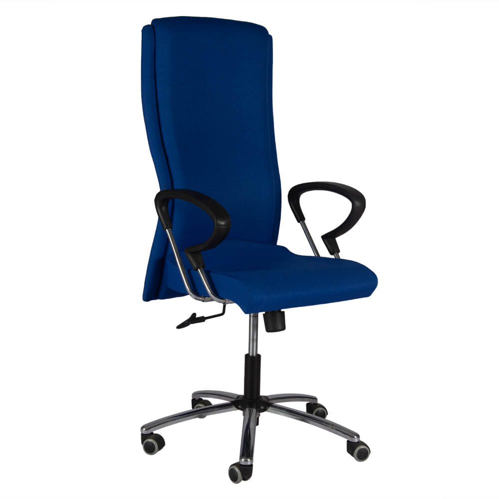 KLP 407 High Back Executive Chair Seat and Rest Cushion||Blue||Office Chair