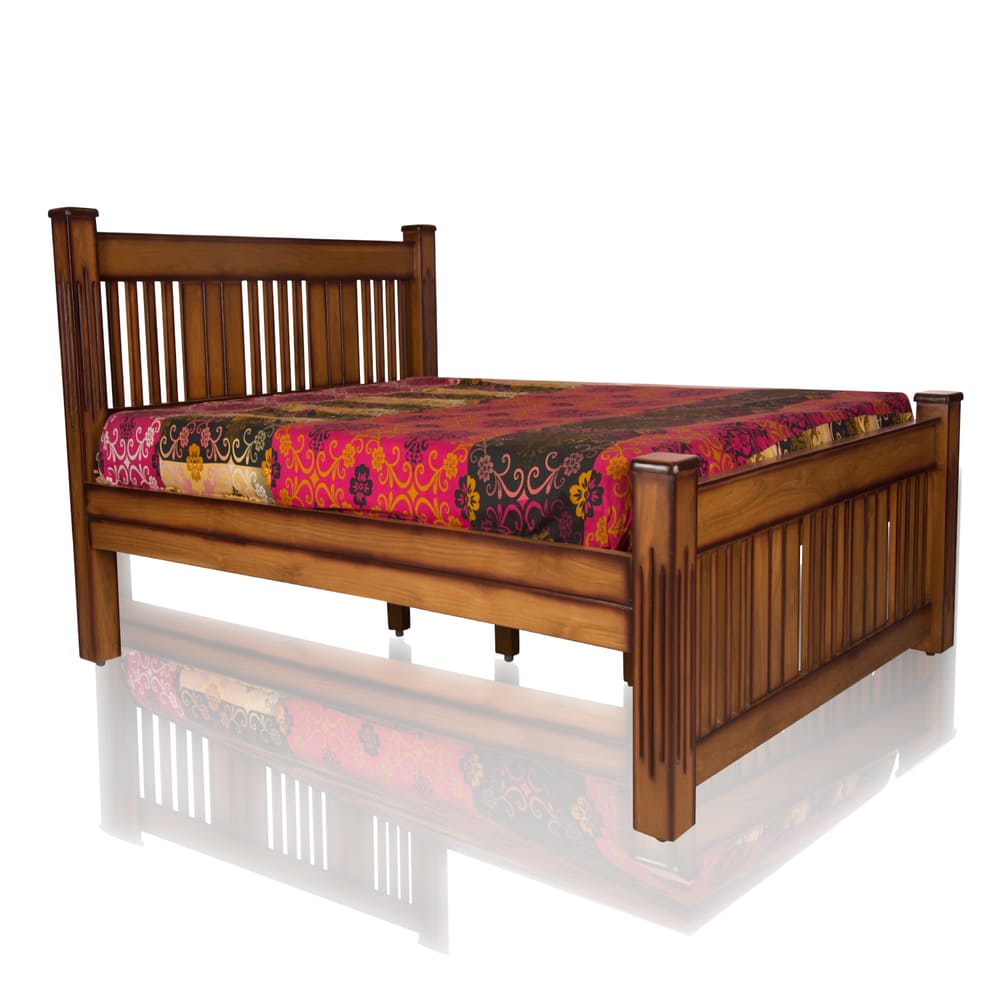 BD17 Solid Teak wood cot Buy Cot Online JFA Furniture