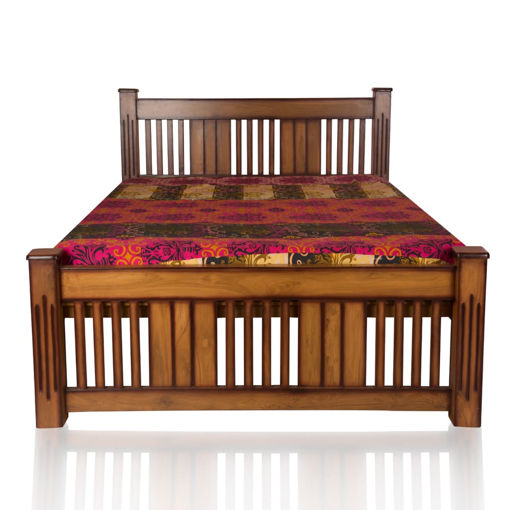 BD17 Solid Teak wood cot Buy Cot Online JFA Furniture