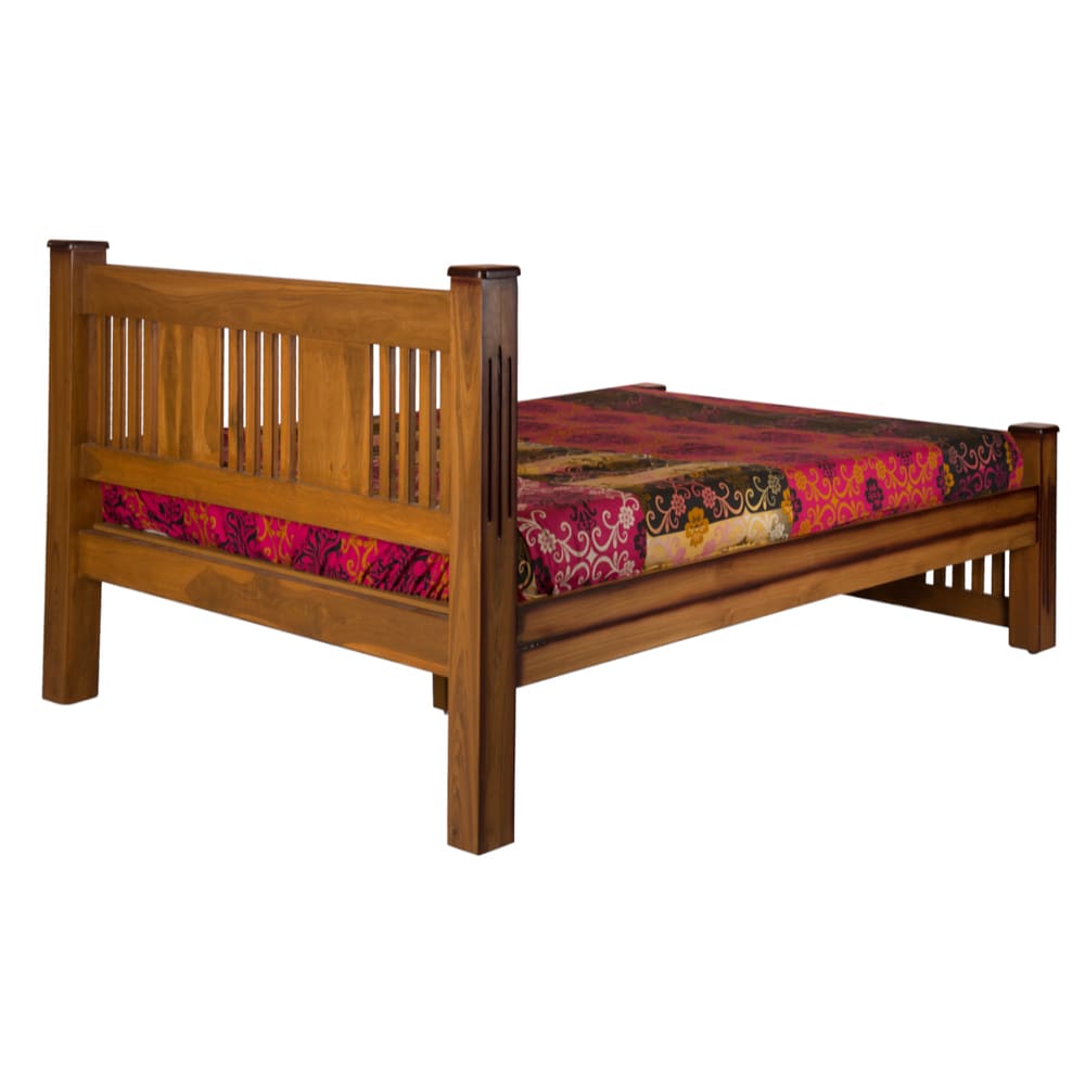 BD17 Solid Teak wood cot Buy Cot Online JFA Furniture