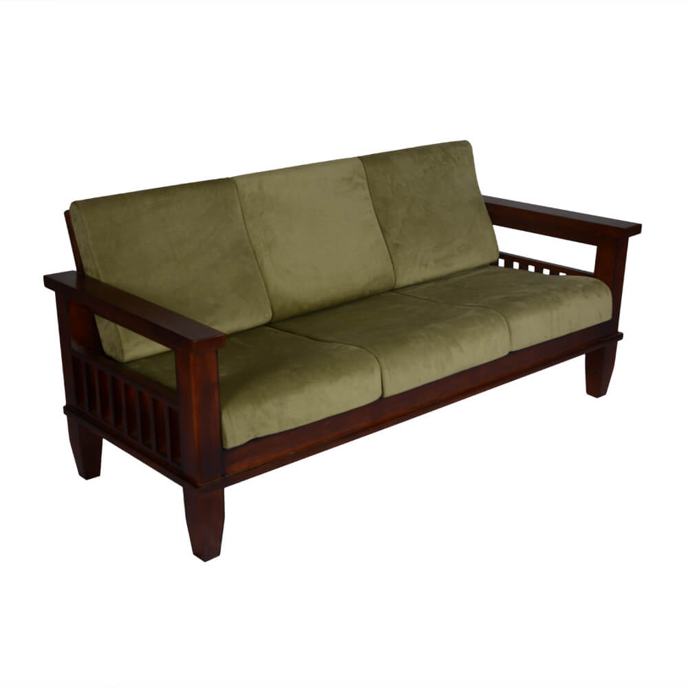 Small Sitrake Maxion Set With Cushion Wooden Sofa in Chennai JFA.IN