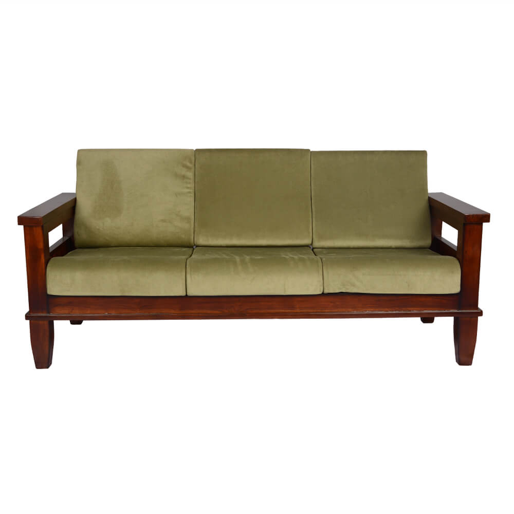 Small Sitrake Maxion Set With Cushion Wooden Sofa in Chennai JFA.IN