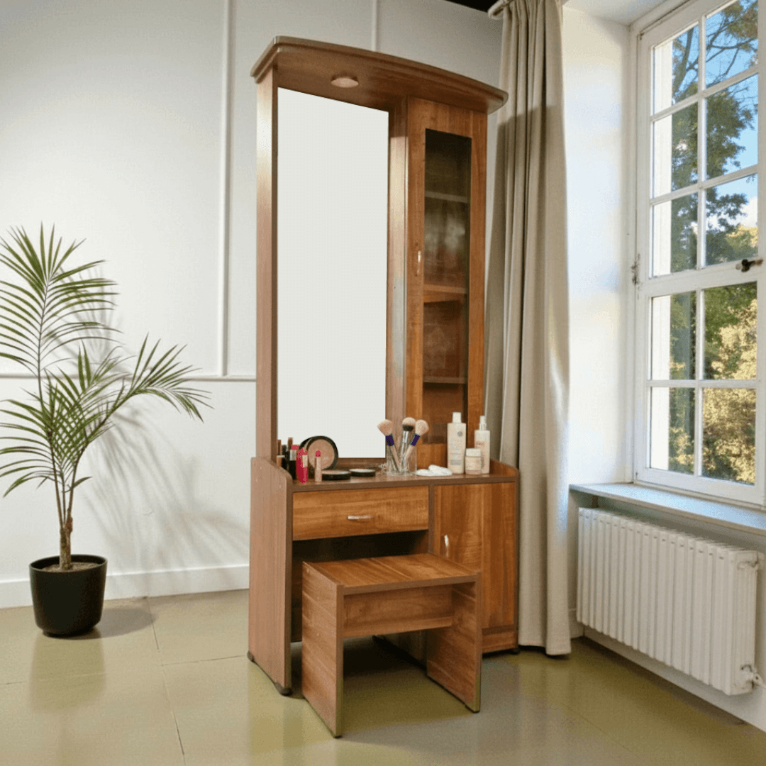 white christmas dresses Double Part Solid Teak Dressing Table main image 1