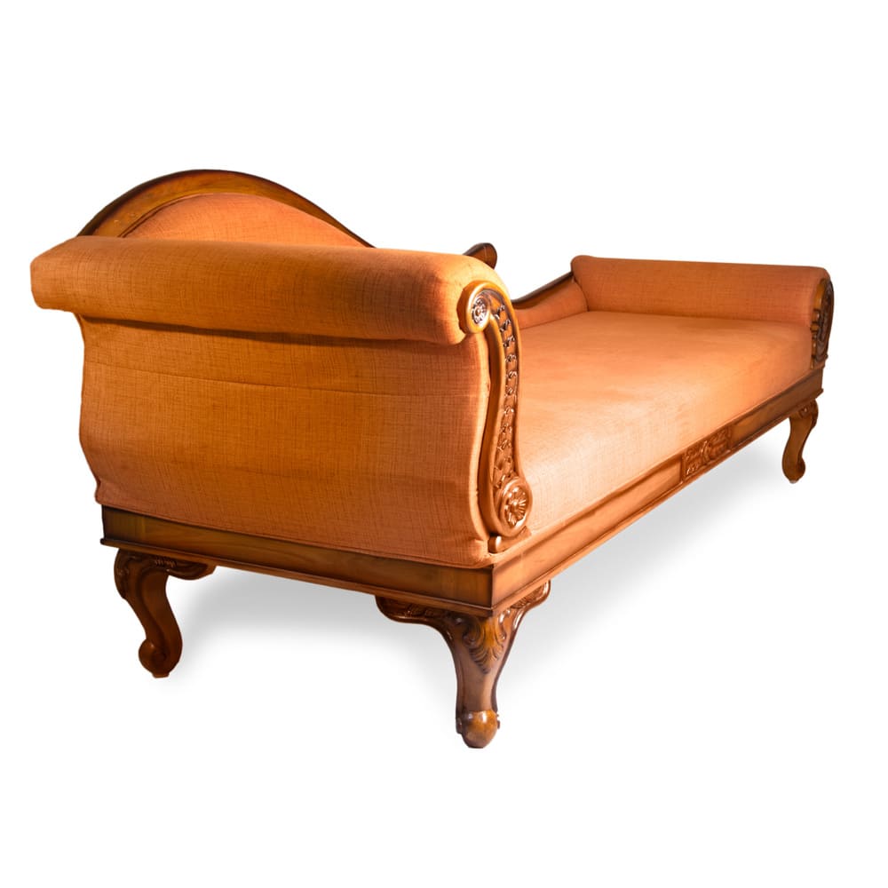 SAF-DW-01 Carving Diwan||Walnut|DX Premium|Diwan/ Sofa Cum Bed