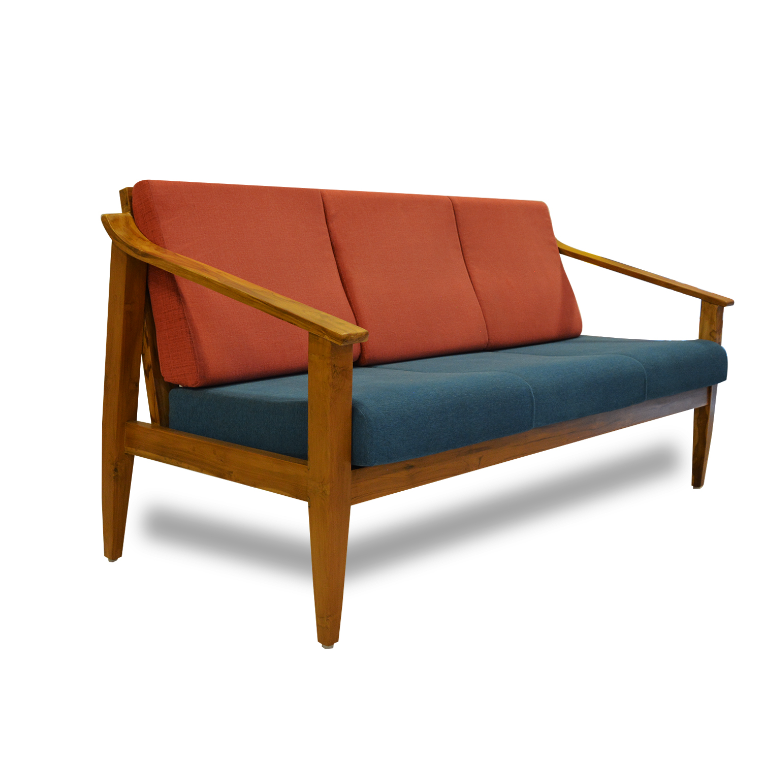 AKS Jerry Sofa 3 Seater Natural Premium Wooden Sofa Set aks-jerry-sofa-3-seater-natural-premium-wooden-sofa-set